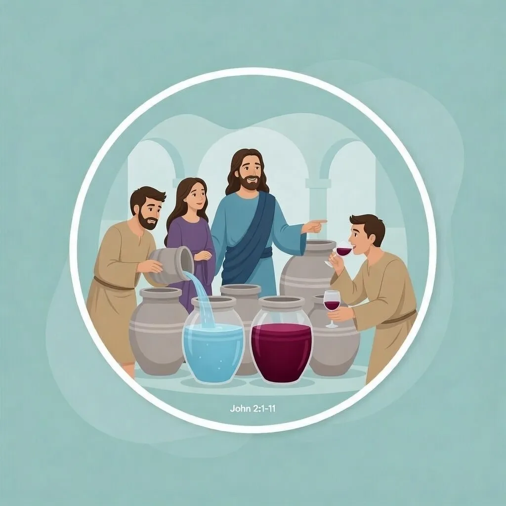 Jesus Turns Water Into Wine